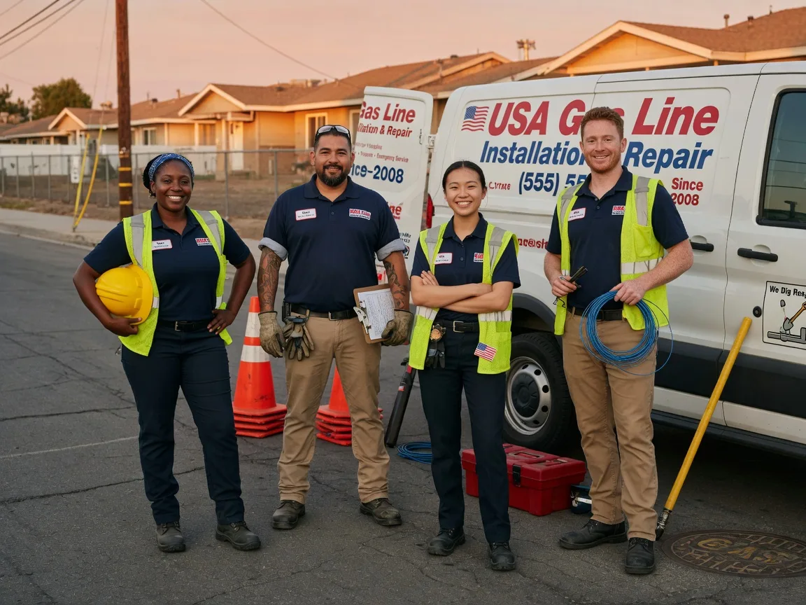 Gas Line Installation company in Ore City, TX